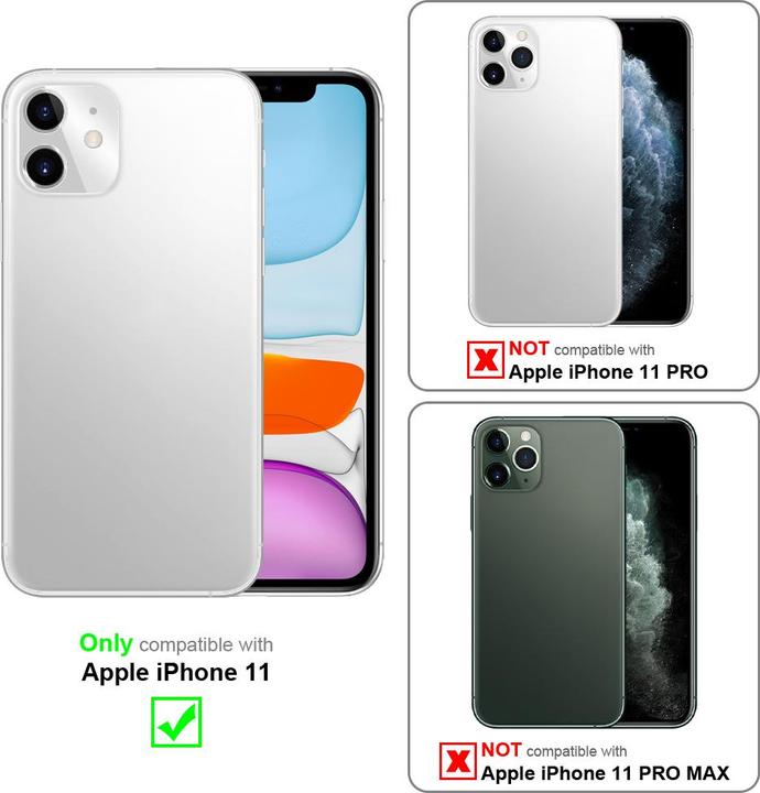Actual product image Cadorabo Flip like Invis Cover (Apple iPhone 11)