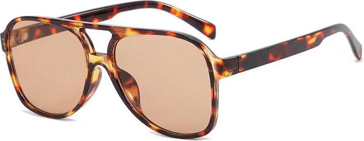 Techsuit - Sunglasses (98061) - UV Protection, for Women and Men - Leopard / Tea