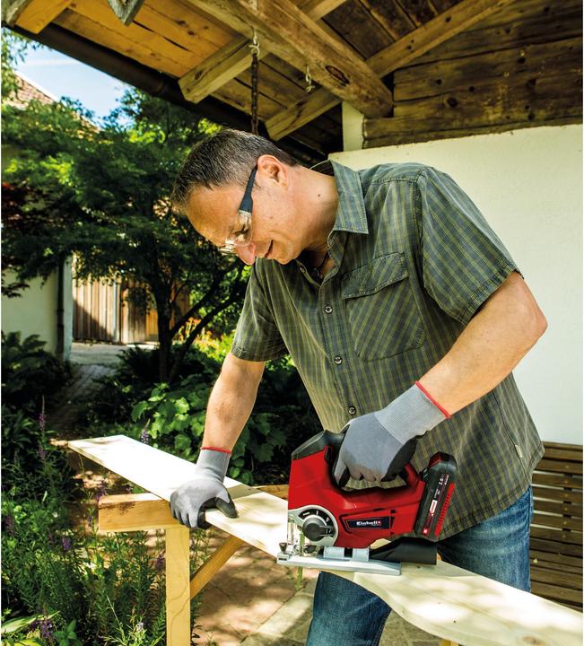 Actual product image Einhell TE-JS 18 Li Solo Power X Change