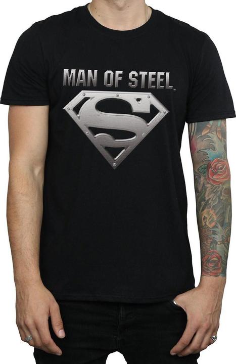 Immagine prodotto Superman Man Of Steel Shield Maglietta Uomo (L)