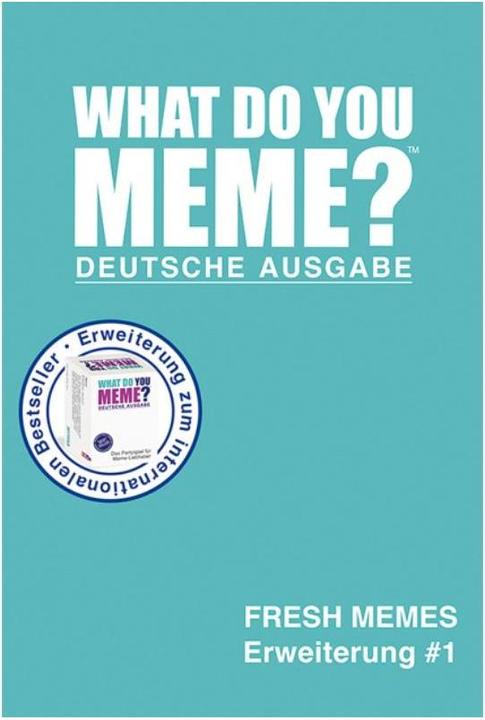 Actual product image Hutter What Do You Meme - Fresh Memes (German)