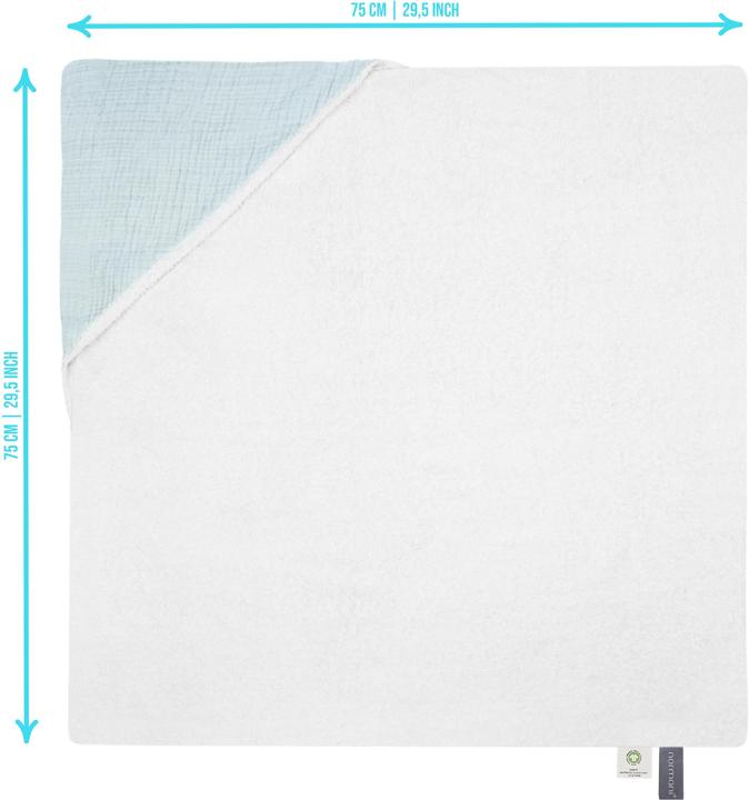 Image du produit Aspero 2x Baby Musselin Wickeltücher aus Bio-Baumwolle