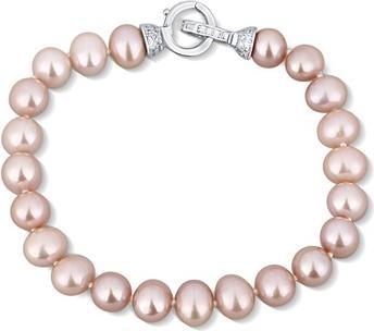 JVD - Delicate Genuine Pink Freshwater Pearl Bracelet SVLB0010SD2P220