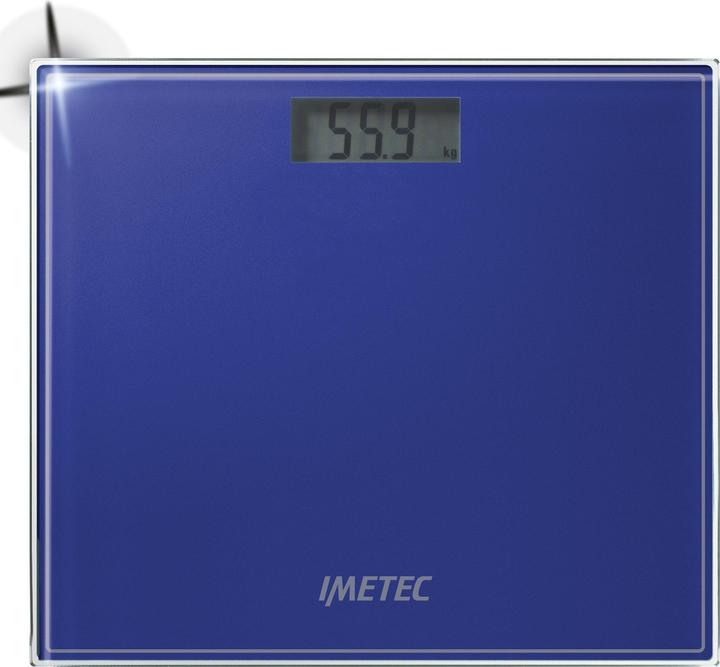 Immagine prodotto Imetec ES1 100 Rettangolo Blu Bilancia pesapersone elettronica (150 kg)