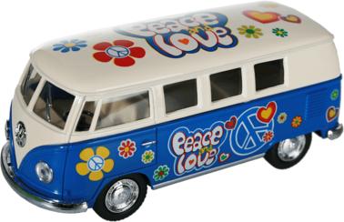 Immagine prodotto Out of the blue ootb - Modellino di auto in metallo con motore a strappo, Bus VW T1