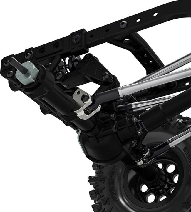 Image du produit Gmade GA44 Aluminum link mount (Silver) (2)
