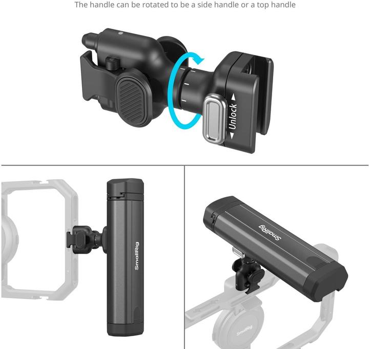 Produktbild SmallRig 4842 Rotatable Bilateral Quick Release Side Handle (Griff)