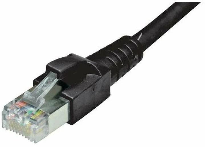 Dätwyler Patch cord Cat 6A, S/FTP, 3 m, Black (S/FTP, CAT6a, 3 m)