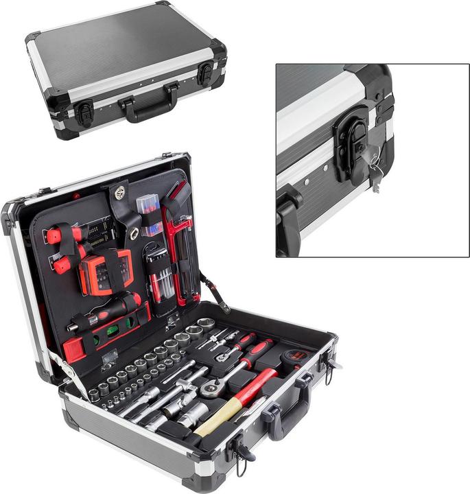 Actual product image Dema Aluminium tool box with tools 176 pcs. (176 pieces)