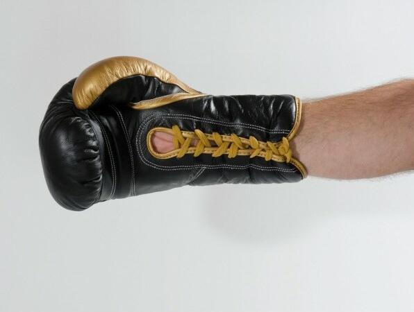 Produktbild Kwon Professional Boxing Boxhandschuhe aus Leder mit Schnürung (10 OZ, 10)