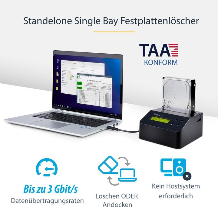 Image du produit StarTech Lecteur unique autonome