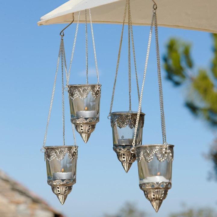 Produktbild Loberon Windlichter 4er Set Céleste (4 x, H)