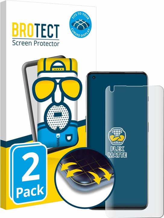 Produktbild BROTECT Full-Cover Displayschutz Matt (2 Stück, OnePlus 10 Pro 5G)