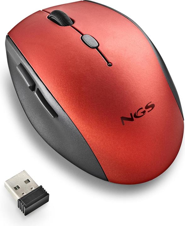 Produktbild NGS Souris Sans Fil Bee (Rouge) (Kabellos)