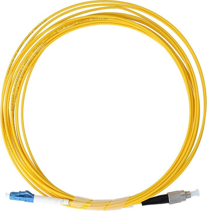 Immagine prodotto BlueOptics Cavo patch in fibra ottica Simplex LC-UPC/FC-UPC Singlemode 30 metri (30 m)