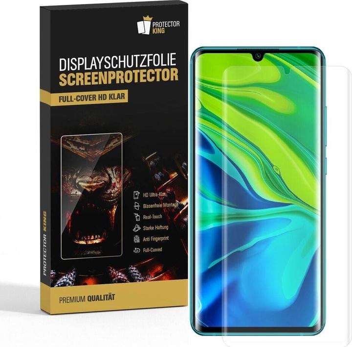 Produktbild Protectorking 6x Premium Displayschutzfolie 3D KLAR (6 Stück, Xiaomi Mi Note 10 Pro)