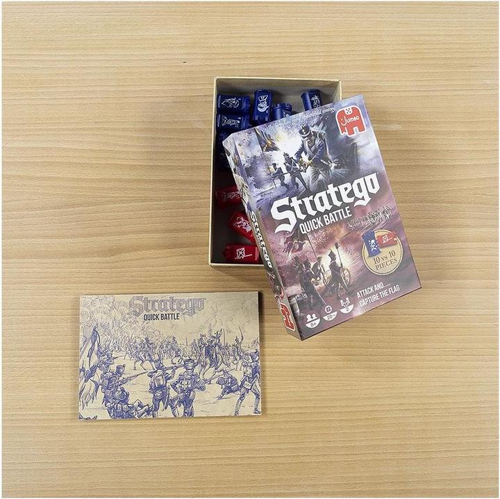 Actual product image Jumbo Stratego Quick Battle (German, French, Dutch, Italian, Portuguese, English)