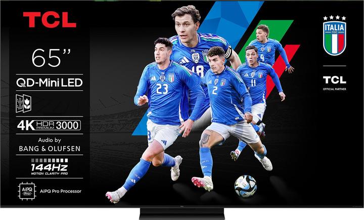 Immagine prodotto TCL Serie C7K Smart TV QD-MiniLED 4K 65" 65C7K, audio B&O, Dolby Vision IQ & Atmos, Google TV (65", Mini-LED, 4K, 2025)