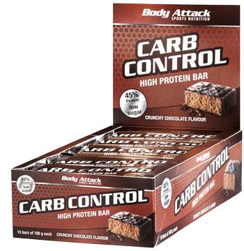 Produktbild Body Attack Carb Control (15x100g Riegel) (Erdnuss Butter Crunch, 15 Stk.)