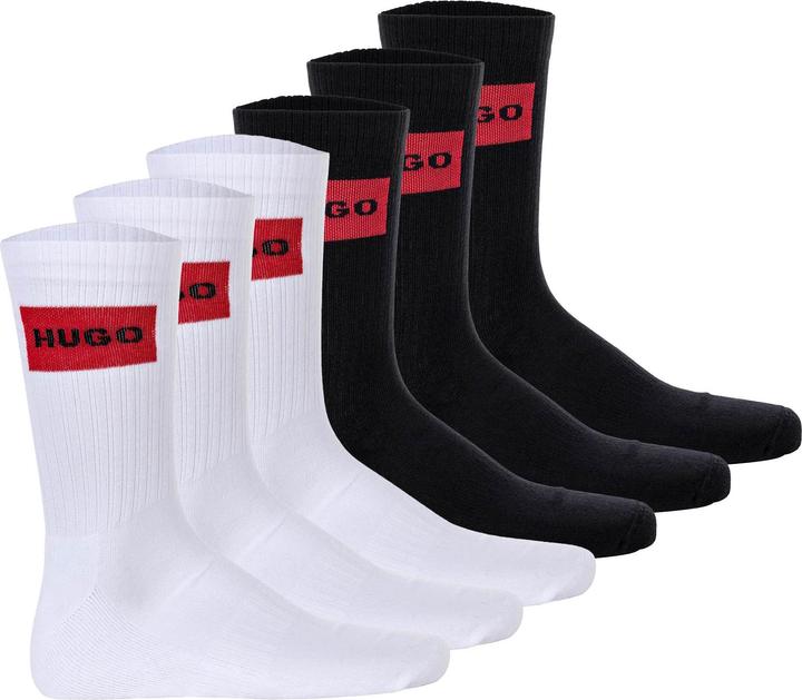 Image du produit HUGO 6p Qs Rib Label Cc (paquet de 6, 43 - 46)