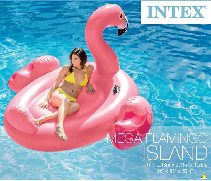 Actual product image Intex Mega Flamingo Island
