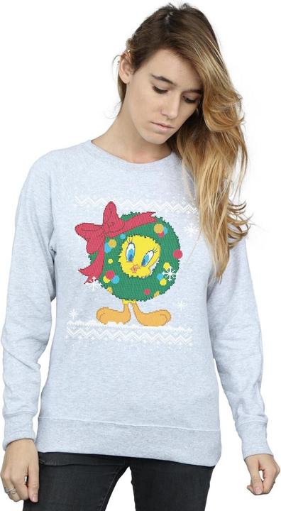 Immagine prodotto Looney Tunes Tweety Pie Christmas Fair Isle Felpa Donna (S)