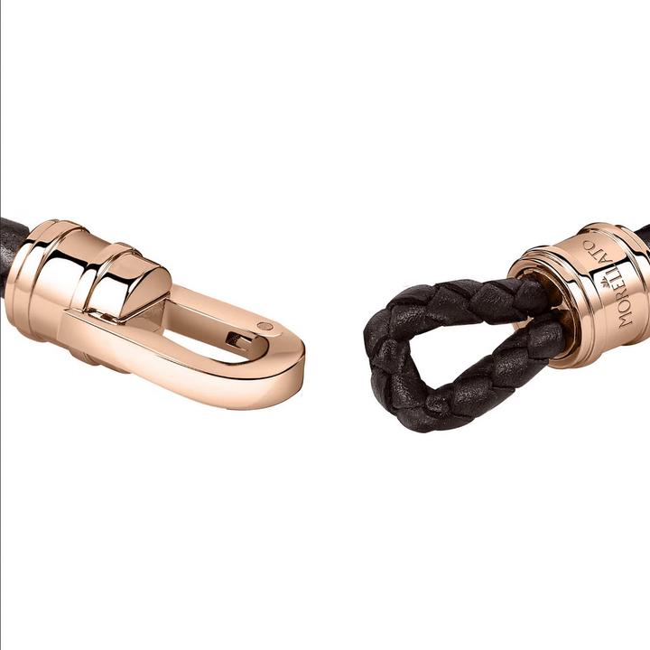 Actual product image Morellato Moody Brac Rg+Brown Leather 42 (42 cm, Stainless steel, Leather)