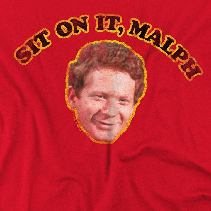 Actual product image Happy Days Mens Sit on it Malph T-Shirt (3XL)