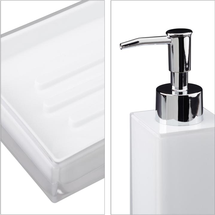 Actual product image Relaxdays Bath Accessories Set of 4