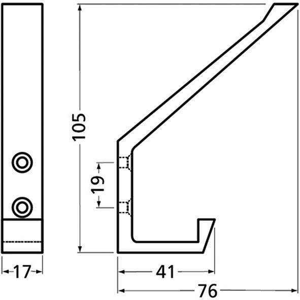 Actual product image Hermeta Coat hook