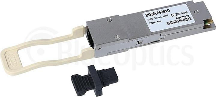 Produktbild BlueOptics 100G-QSFP28-SR4-EN-BO. SFP Transceiver-Typ: Faseroptik, Maximale Datenübertragungsrate: 100000 Mbit/