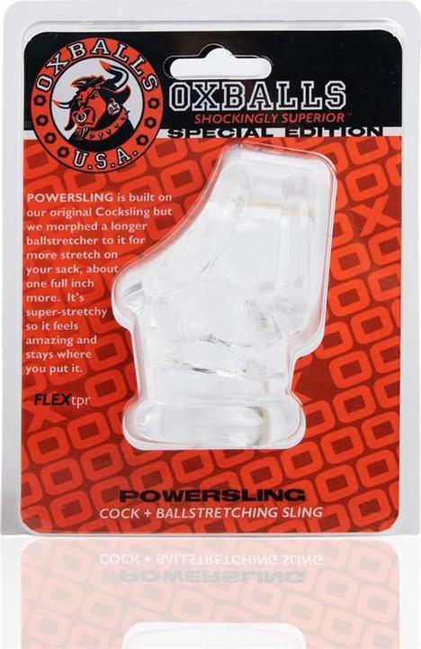 Actual product image Oxballs Powersling - Cocksling with Extended Ballstretcher Base