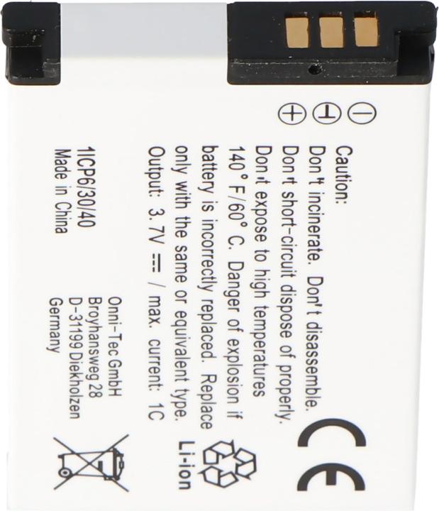 Produktbild Samsung Akku SLB-10A, SLB10A, ES55, HZ10W, L100 (Akku)