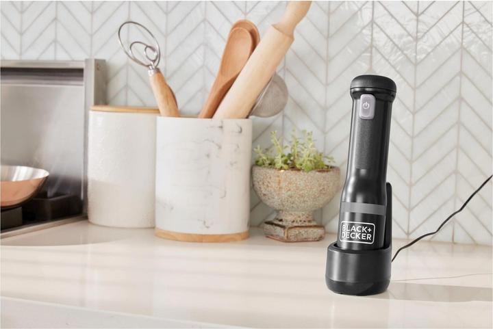 Immagine prodotto Black & Decker Frullatore manuale BCKM1016KSB-QW Nero, 7 pezzi