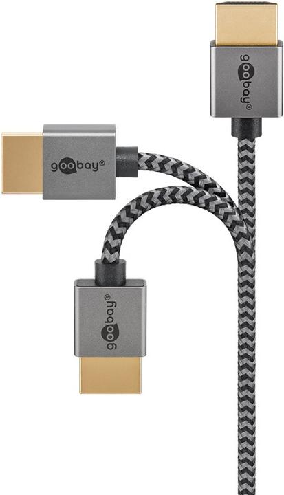 Produktbild Goobay Slim High-Speed-HDMI-Kabel mit Ethernet (3 m, HDMI)