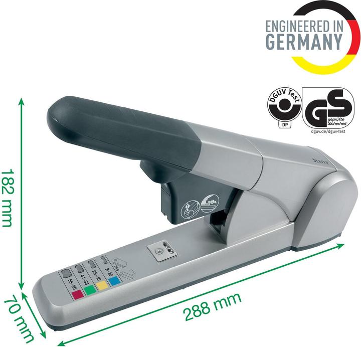 Immagine prodotto Leitz Pinzatrice a blocchi 5551 (80 lamelle)