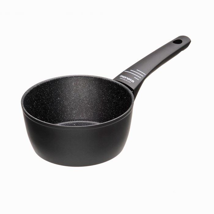 Productafbeelding Moneta Ja! Braadpan 1 handvat, 16 cm, Artech Stone Ultra, zwart (16 cm, Kookpotten en pannenset, Aluminium)