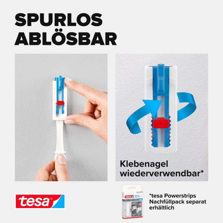Produktbild tesa Klebenagel für Tapete & Putz, ideal für Leinwand & Keilrahmen