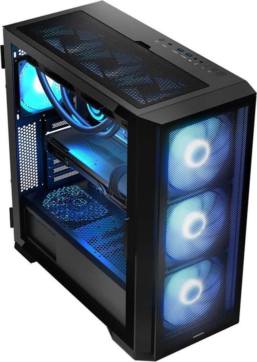 Produktbild Modecom Horizon ARGB czarna (Mini-ITX, mATX, E-ATX)