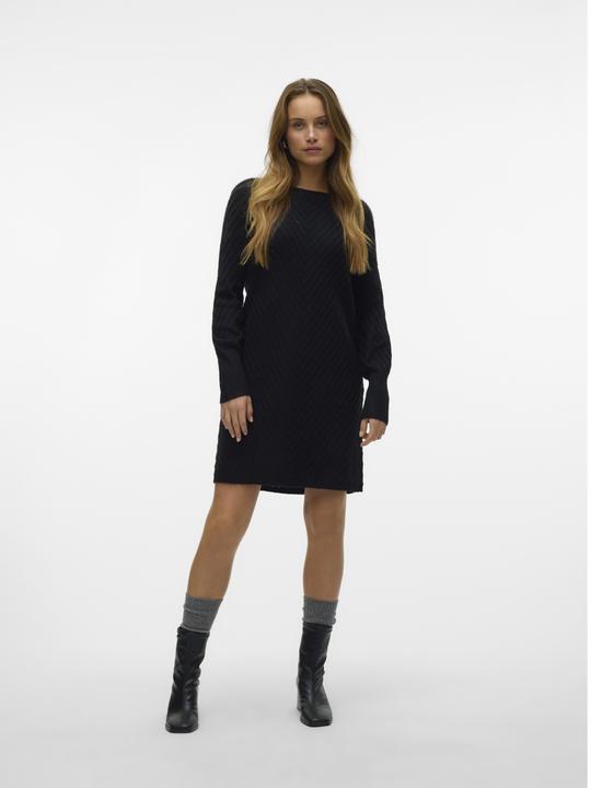 Image du produit Vero Moda VMANJASTINNA LS BOATNECK DRESS GA EXC Robe en maille (S)