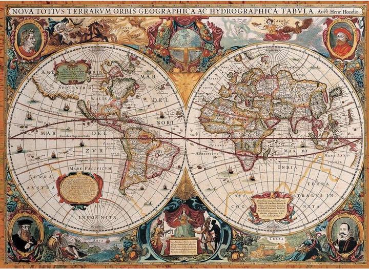 Immagine prodotto Eurographics Mappa del mondo antica Orbis Geographica (1000 pezzi)