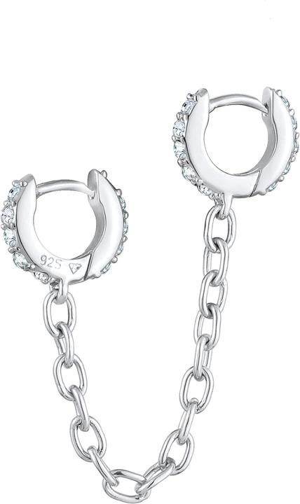 Produktbild Elli Creolen mit Kristallen (Sterling Silber)