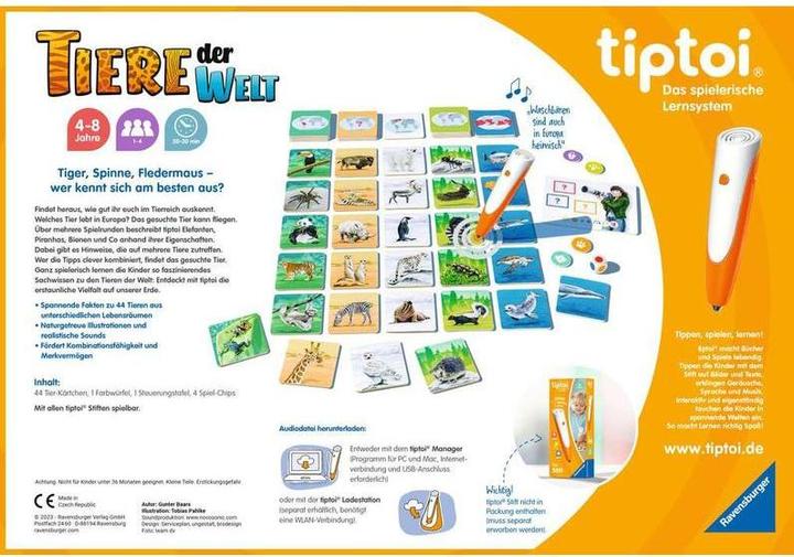 Produktbild tiptoi Tiere der Welt (Deutsch)