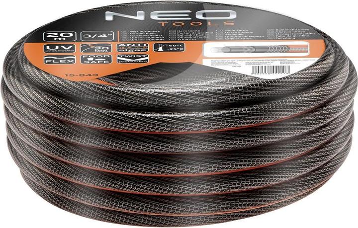 Image du produit Neo Tools Garden hose Professional 3/4"20m 6 layers (15-843) (20 m, 101.60 mm)