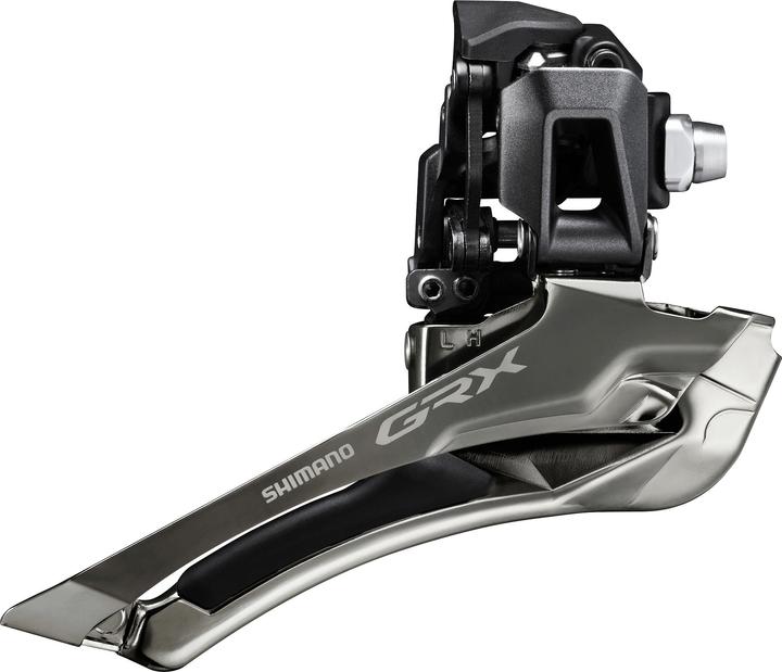 Actual product image Shimano front derailleur GRX FD-RX820 2x12 down swing 63-66° braze-on