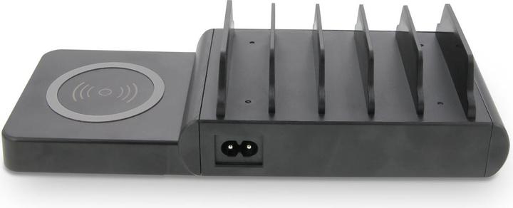 Produktbild LMP DuoCharge 5+1 Port KC, GaN charging station Qi2 (150 W)