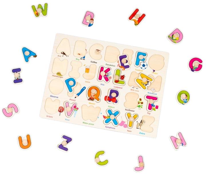 Immagine prodotto The twiddlers Set di 4 puzzle a pioli Wildlife Learning (4 pezzi)