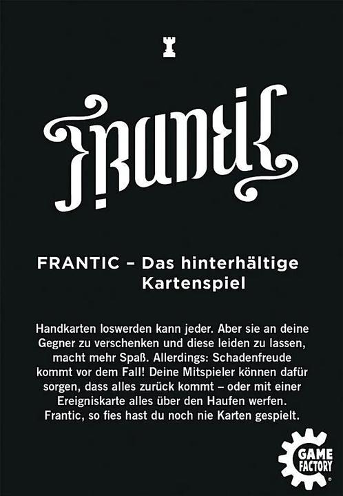 Actual product image Game Factory Frantic (DE Version) (German)