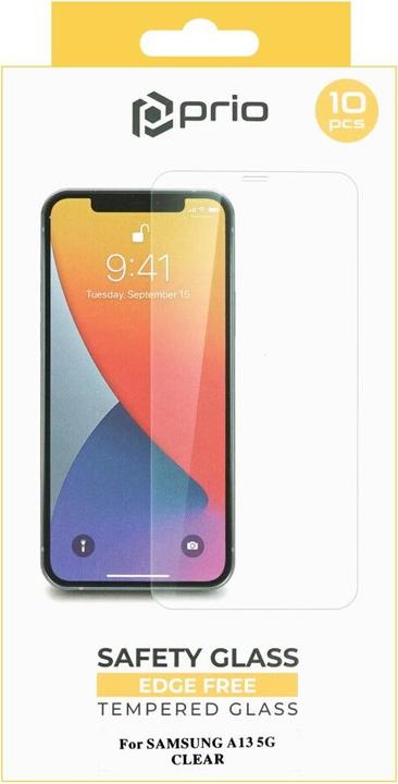 Produktbild prio 10x Panzerglas Schutzfolie für Samsung A13 5G klar (10 Stück, Samsung Galaxy A13 5G)