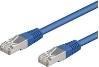 Produktbild Goobay CAT 5e Patchkabel, SF/UTP, Blau, 0.5 m (S/UTP, CAT5e, 0.50 m)